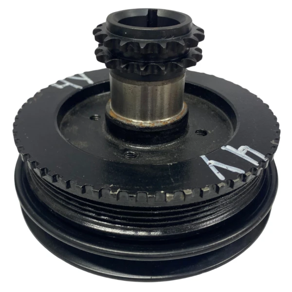 Damper cigueñal + polea correa a/c + piñon ciueñal para great wall wingle5 2.2 491qe - Damper Cigueñal + Polea Correa A/c + Piñon Ciueñal | ClickRepuestos